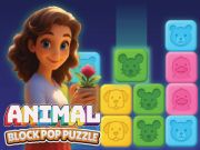Игра Животни: Блок пъзел онлайн