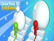 Игра Снежни състезания 3D забавни състезания онлайн