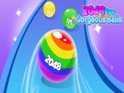 Игра 2048 Изстрелване на великолепни топки онлайн