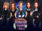 Игра Знаменитости в стила на Wensens Addams онлайн