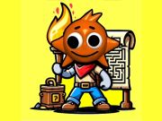 Игра Skrunks: Факли в лабиринта онлайн