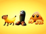 Игра Италиански животни с гласова актьорска игра онлайн
