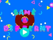 Игра Едно и също и различно поничка онлайн