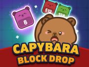 Игра Kapibara: Падане на блокове онлайн