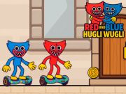 Игра Червено и синьо хаги waggie онлайн