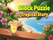 Игра Блок пъзел: тропическа история онлайн