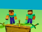 Игра Nub срещу плюсове. Ножове на Minecraft хвърляне онлайн