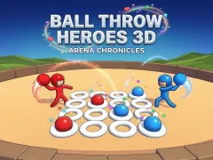 Игра Герои, хвърлящи топка 3D онлайн