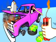 Игра Разбийте колата на парчета! онлайн