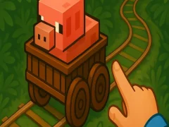 Игра Животно на релсите! онлайн