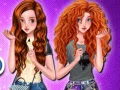 Игра Дънки с бродерии Мерида онлайн