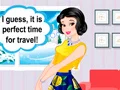 Игра Зимно пътуване на принцесите онлайн