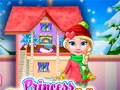 Игра Коледна декорация за кукла принцеса онлайн