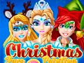 Игра Коледно боядисване на лице онлайн