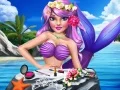Игра Стил на грим за принцеса русалка онлайн Игра Стил на грим за принцеса русалка онлайн
