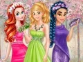 Игра Цветове на пролетни принцески рокли онлайн Игра Цветове на пролетни принцески рокли онлайн