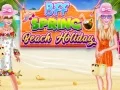 Игра Пролетна плажна ваканция с най-добри приятелки онлайн Игра Пролетна плажна ваканция с най-добри приятелки онлайн