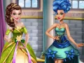 Игра Куклена Принцеса срещу Злодей: Обличане онлайн Игра Куклена Принцеса срещу Злодей: Обличане онлайн