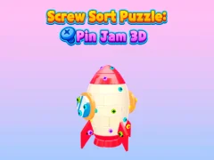 Игра Сортиране на винтовете на пъзела, разбърквайки щифта 3D онлайн