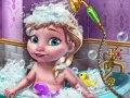 Игра Забавление за детски душ на Ледената кралица онлайн Игра Забавление за детски душ на Ледената кралица онлайн