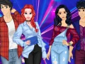 Игра Вдъхновен външен вид от гардероба на приятеля на принцесата онлайн Игра Вдъхновен външен вид от гардероба на приятеля на принцесата онлайн