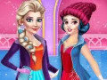 Игра Зимни дейности на принцесата онлайн