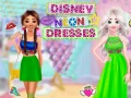 Игра Дисни Неонови Рокли онлайн Игра Дисни Неонови Рокли онлайн