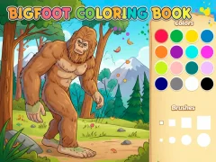 Игра Книжка за оцветяване: Bigfoot онлайн