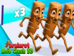 Игра Italian Brainrot: Mob Clash 3D онлайн