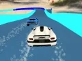 Игра Автомобили по водна пързалка онлайн Игра Автомобили по водна пързалка онлайн