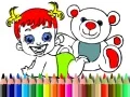 Игра Обратно в училище: Оцветяване на кукли онлайн Игра Обратно в училище: Оцветяване на кукли онлайн