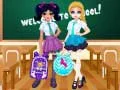 Игра Конкурс за проектиране на училищна чанта на Жаклин и Елиза онлайн