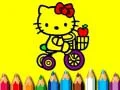 Игра Обратно в училище: Оцветяване на сладкия котенце онлайн