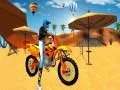 Игра Мото крос игра на плажа: Състезание с мотоциклетни каскади онлайн