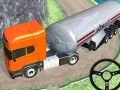 Игра Грузовик за транспорт на нефтен танкер в оффроуд онлайн Игра Грузовик за транспорт на нефтен танкер в оффроуд онлайн