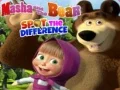 Игра Маша и Мечока: Намери разликите онлайн