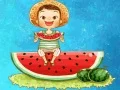 Игра Пъзел Арбуз и Напитки онлайн