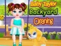 Игра Почистване на двора с бебе Тайлър онлайн Игра Почистване на двора с бебе Тайлър онлайн