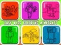 Игра Лесно оцветяване за деца Minecraft онлайн