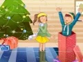 Игра Коледна пъзел за влюбени онлайн