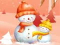 Игра Снежен човек с пързалка онлайн