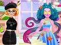Игра Русалка Принцеса Художник Фабрика за Заклинания онлайн Игра Русалка Принцеса Художник Фабрика за Заклинания онлайн