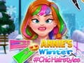 Игра Зимни шик прически на Анни онлайн