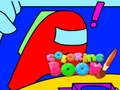 Игра Оцветяваща книга Among Us онлайн