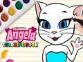 Игра Книжка за оцветяване с Говореща Анджела онлайн