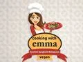 Игра Готвене с Ема: Спагети Болонезе с тиквички онлайн Игра Готвене с Ема: Спагети Болонезе с тиквички онлайн