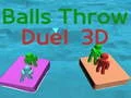 Игра Дуел с хвърляне на топки 3D онлайн Игра Дуел с хвърляне на топки 3D онлайн
