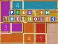 Игра Попълнете дупките онлайн Игра Попълнете дупките онлайн