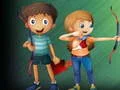 Игра Стрелба с лък: Бягство от дома онлайн