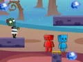 Игра Огненото момче Водното момиче В света на зомбита онлайн